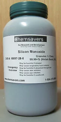 Silicon Monoxide Granules 1-2.5mm Vacuum Deposition Grade 99.99+% 500g • $637