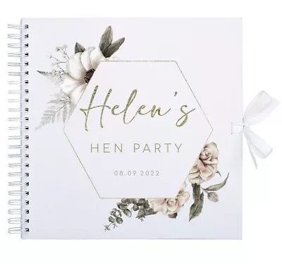£15.99 • Buy Personalised Hen Party Scrapbook Photo Album, Hen Party, Bride To Be 