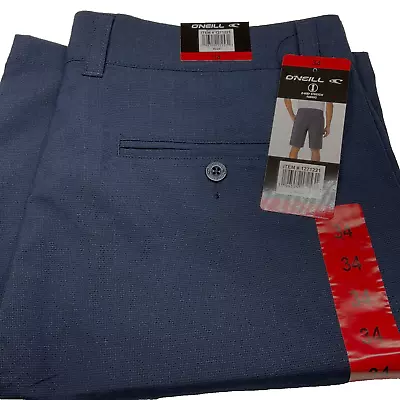 O'Neill Men's Blue 2 Way Stretch Shorts Inseam 10  Size 34 NWT • $18.45