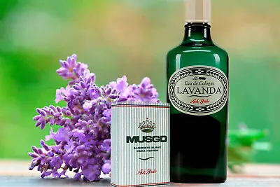 Eau De Cologne Lavender Ach Brito 200ml + MUSGO REAL 160gr / 5.3 • $28.95