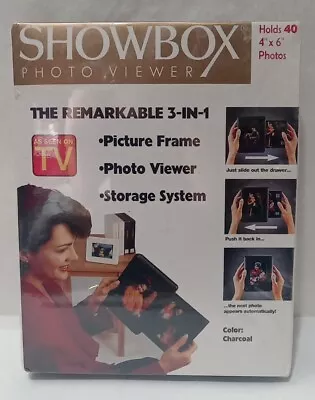 Showbox Photo Viewer As Seen On TV 3 In 1 Picture Frame Photo Viewer New Sealed • $12