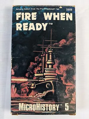 Fire When Ready MicroHistory 5 War Game *COMPLETE* Metagaming 1982 Used Punched • $29.84