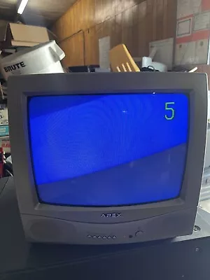 Apex AT1308 Retro Gaming TV-13 Inch-CRT-Color -2003- AV/Coaxial TESTED WORKING • $59.99