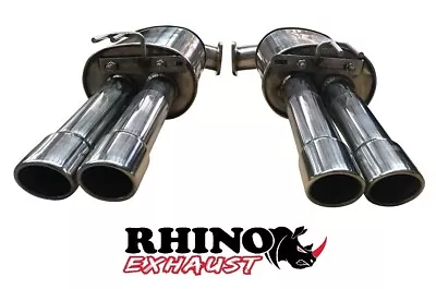 3” Inch Stainless Rear Mufflers With Tips For Holden Commodore Ve Vf Ute V8 • $665