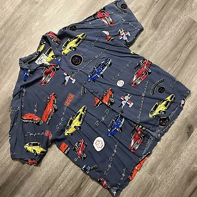 Vintage Big Dogs Hot Rod Button Up Size XL • $30