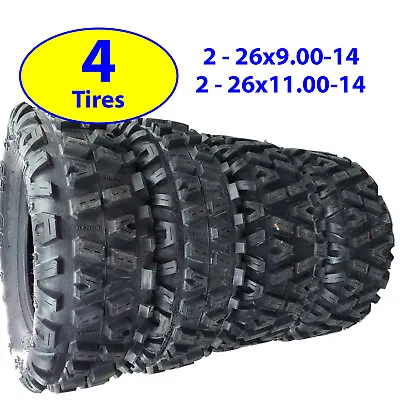 SET OF 4 KENDA K585 ATV TIRES 26-9-14 FRONT 26-11-14 REAR 2 OF EACH Like Bighorn • $365