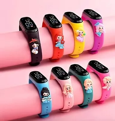 $7.99 • Buy LED Waterproof  Watch: Disney, Princess, NEW!