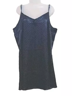 ☆star Dust Women's Cami Slip Sleep Polkadot  Sleeveless Dress  Size 1x • £14.45