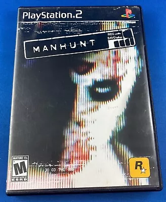 Manhunt (Sony PlayStation 2 PS2) Complete W/ Manual CIB Tested • $28.96