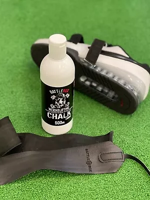 $17.02 • Buy Battlebox Weightlifting 500ML EXTRA Big Liquid Chalk Rock Climbing Gymnastic Gym