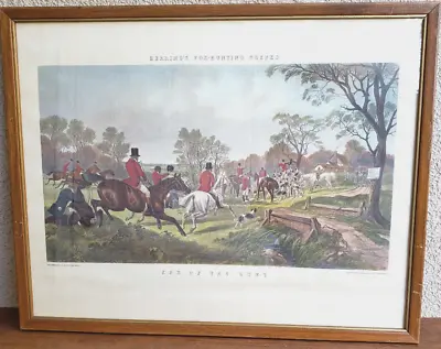 J.F. HERRING (British 1795-1865) END OF THE HUNT Engraved By J. Harris HERRING • $179