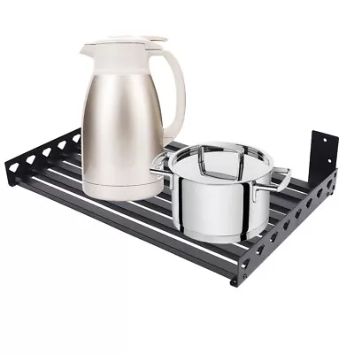 Seasoning Storage Stand Extended Stainless Microwave Oven Wall Mount Shelf  • $40