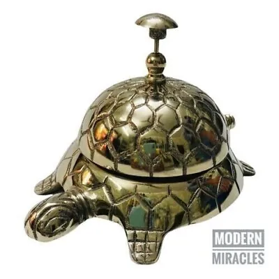 Tortoise Bell Desk Counter Call Bell Celtic Ornate Design Hotel Turtle Desk Bell • $33.81