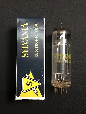$22.95 • Buy SYLVANIA 6BQ5/EL84 Vintage POWER Amplifier VACUUM TUBE USA Tested 9.7028-D