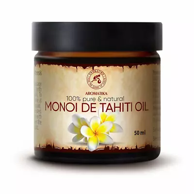 Monoi De Tahiti Carrier Oil 1.7 Fl Oz - Pure & Natural Cold Pressed Monoi Base  • $24.19