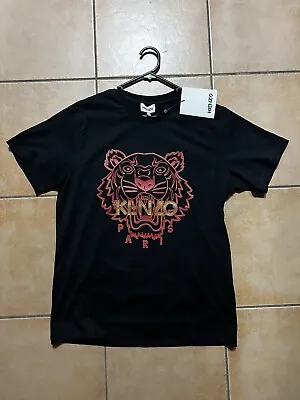 $95 • Buy Kenzo Embroidered Black/Red/Gold Tiger T-shirt Mens L RRP $230 NWT
