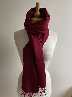 £12.50 • Buy Bnwot The Cashmere Centre Cranberry Silk/cashmere Shawl/wrap/scarf