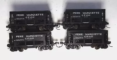 (4) N Scale Pere Marquette Ore Cars With Loads (lot 1166) • $49.99