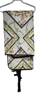 Victoria's Secret Quilted Foldable Beach Blanket 57 X52  Nautical Handle Outdoor • $15