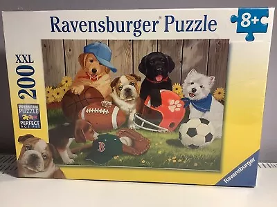 Ravensburger Puzzle 200 XXL Pcs Let’s Play Ball Brand New Puppy Dogs Sports • $13