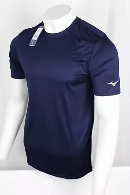 Mizuno Youth NXT Short Sleeve Performance Tee Shirt Size XL Navy Blue • $11.89