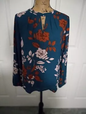 Maurices Women's NWT Size Small Long Sleeve Floral Blouse • $11.95