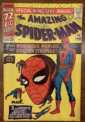 Amazing Spider-Man Annual #2 (1965) 1st Team Up Of Spider-man And Dr. Strange... • $75.99