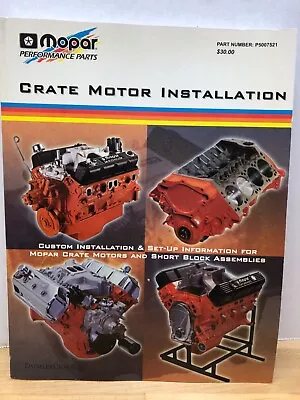 Mopar Crate Engine Installation Mopar Performance Book 238 Pages P5007521 • $29.99