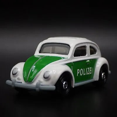 1960-1969 Vw Volkswagen Beetle Bug W Hitch Polizei 1:64 Scale Diecast Model Car • $7.99