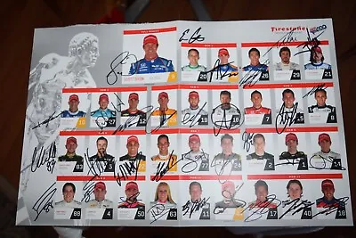 2017 Indianapolis 500 Starting Grid Field Signed Autographed By 32 Indy Starters • $199.95