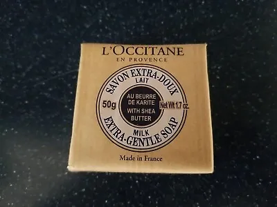 L'Occitane Extra Gentle Milk Bar Soap With Shea Butter 1.7oz 50g New • $9.90