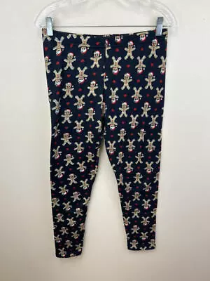 No Boundaries Nobo L Sweater Fleece Leggings Gingerbread Man Heart Xmas • $8.99