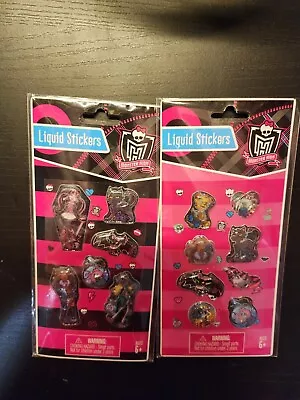 Monster High Liquid Filled Stickers • $20