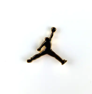 NIKE Black Air Jordan Jumpman Metal Enamel Badges Hat Pin Lapel Hat Pin Swoosh • $15