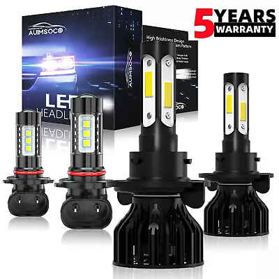 For Dodge Durango 2004-2006 4x 6K LED Headlight High/Low+Fog Light Bulbs Kit A+ • $29.99