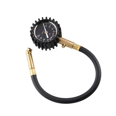 Tire Pressure Gauge Meter Tester 0-100 PSI W/Rubber Tube For Car SUV Motorcycle • $19.70