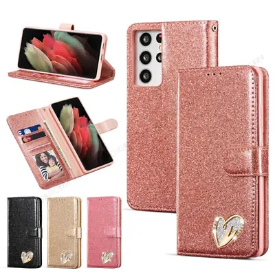 $11.83 • Buy Wallet Case For Samsung S22 S21 FE S20 Ultra S8 S9 Plus A72 A52 A50 A21S A12 5G