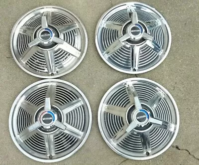 1965 Ford Mustang Spinner Hubcaps 14  Set Of 4 Wheel Covers 65 Hub Caps • $174.99