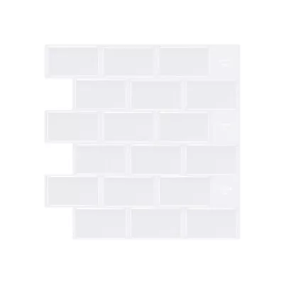 12 X12  Peel Stick On Tile Self Adhesive Kitchen Bathroom 3D Wall Sticker Tiles • $231.99