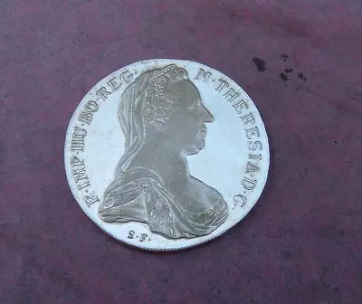 Austria - 1780 Silver (.833) Maria Theresia Thaler Restrike. 28.0 Grams . Unc • $37.29