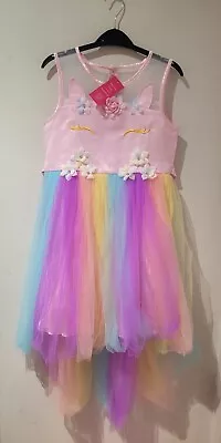 Party Rainbow Dress Age 10 Unicorn Dress Up • £14