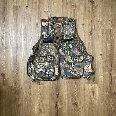 Game Winner Mossy Oak Size S/M Real Tree Camouflage Hunting Vest Camo Duck Bird • $15