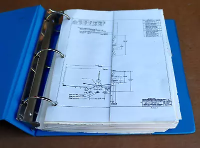 McDonnell Douglas MD-100 MD-11 Aircraft Airplane Employee Binder W/ Blueprints • $650