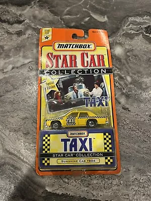 Matchbox 1997 Star Car Collection Taxi TV Series 1 Sunshine Cab #804 Yellow Taxi • $10.99