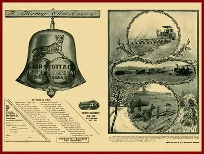 1910 Gaar Scott NEW Metal Sign: Tiger Thresher Line - Richmond Indiana Factory • $19.88