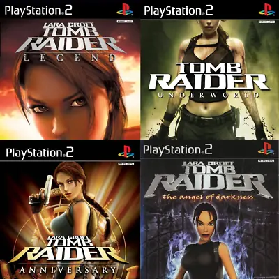 Lara Croft Tomb Raider PlayStation PS2 Retro Games - Choose Your Game • £12.49