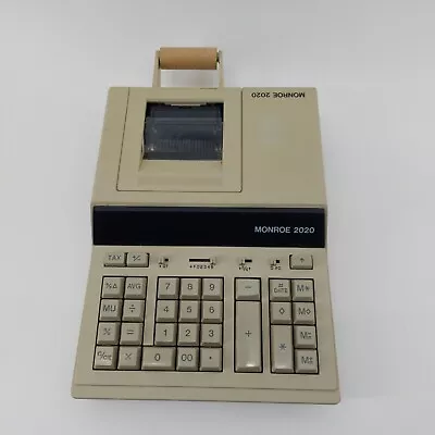 Vintage Plus Adding Machine Heavy Duty Desktop Printing Calculator Monroe 2020 • $19