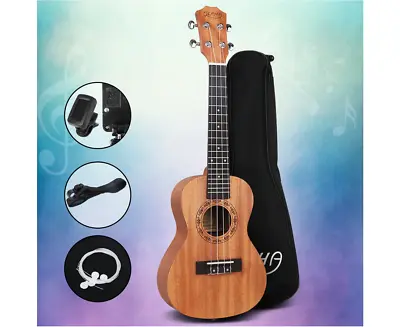 $77.99 • Buy 23  Concert Ukulele Mahogany Ukeleles Uke Hawaii Guitar W/ Carry Bag Tuner