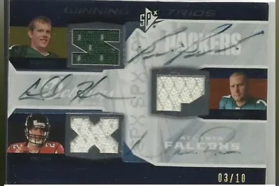 2008 SPX Winning Trios #WT6 Matt Ryan Rookie Patch Auto Autograph /10 $RARE$ MVP • $49.99