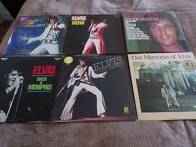 Elvis Presley Vinyl LP's Lot Of 6 • $49